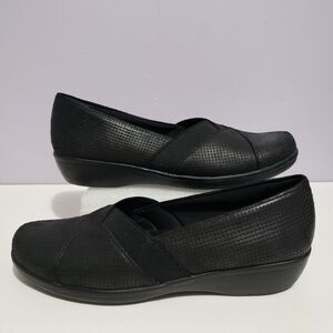 Kim Roger's Ultra Comfort Women's Black Slip On Shoes Sz 8M